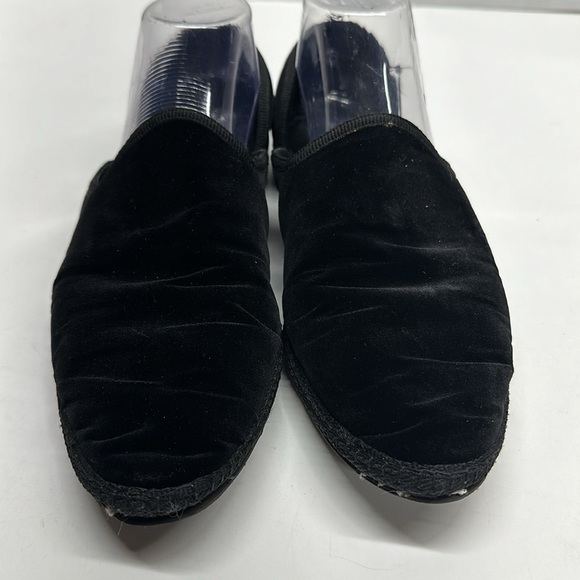 The Row Friulane Ventian Velvet D'Orsay Ballet Flats Shoes Black Size 40 US 10 - Picture 3 of 11